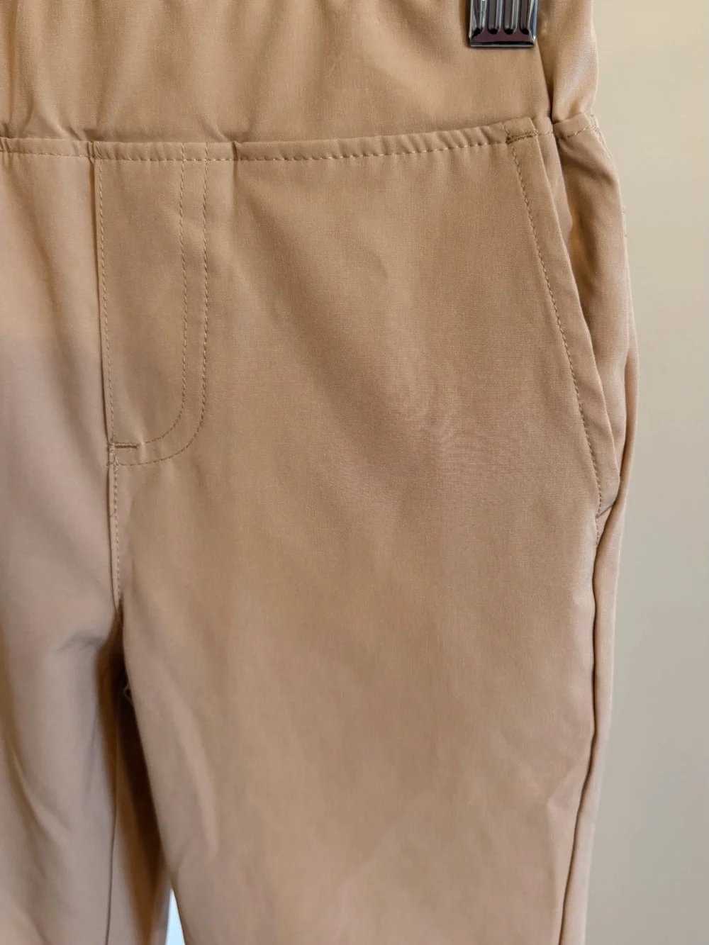 The Original Ben Sherman Boy’s Tan Elastic-Hem Khaki Joggers